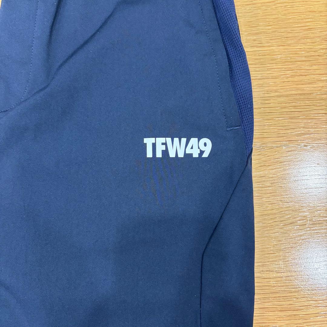 新品・最新【TFW49】 ストレッチハイブリットパンツ ネイビー