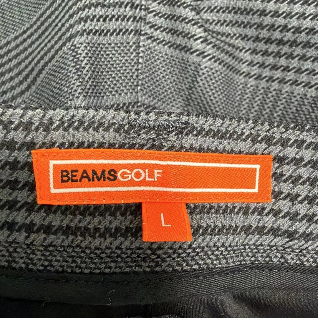 BEAMS GOLF チェック柄パンツ Lサイズ