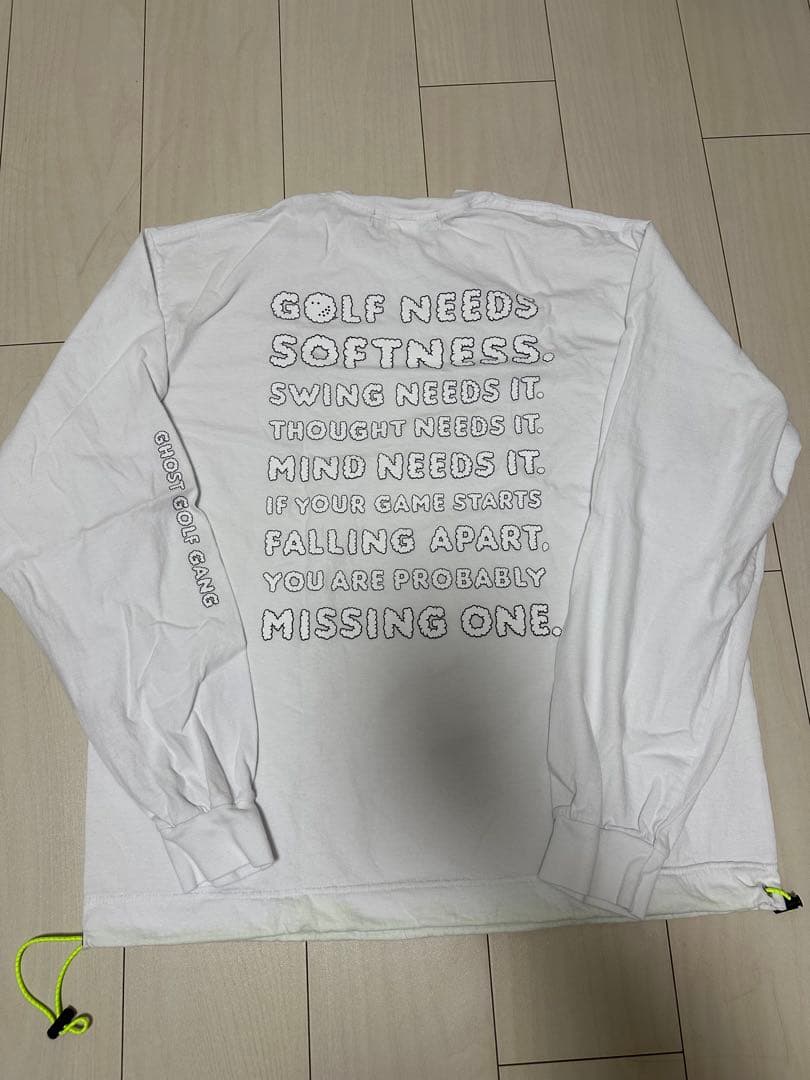 GHOST GOLF GANG ホワイト長袖シャツ L