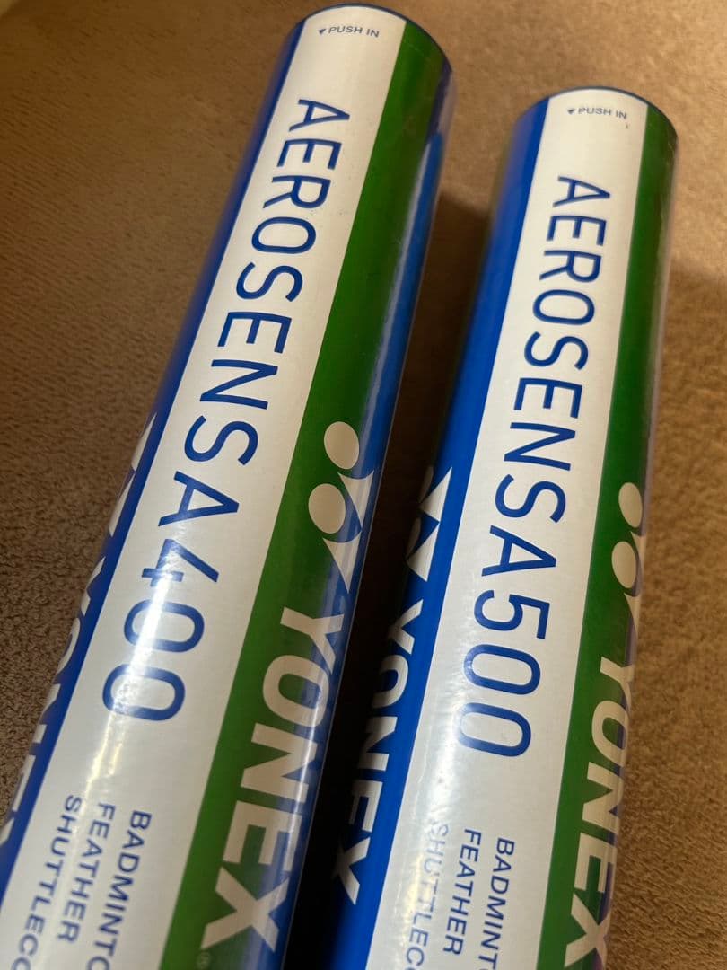 新品YONEX AEROSENSA 400 & 500 バドミントンシャトル