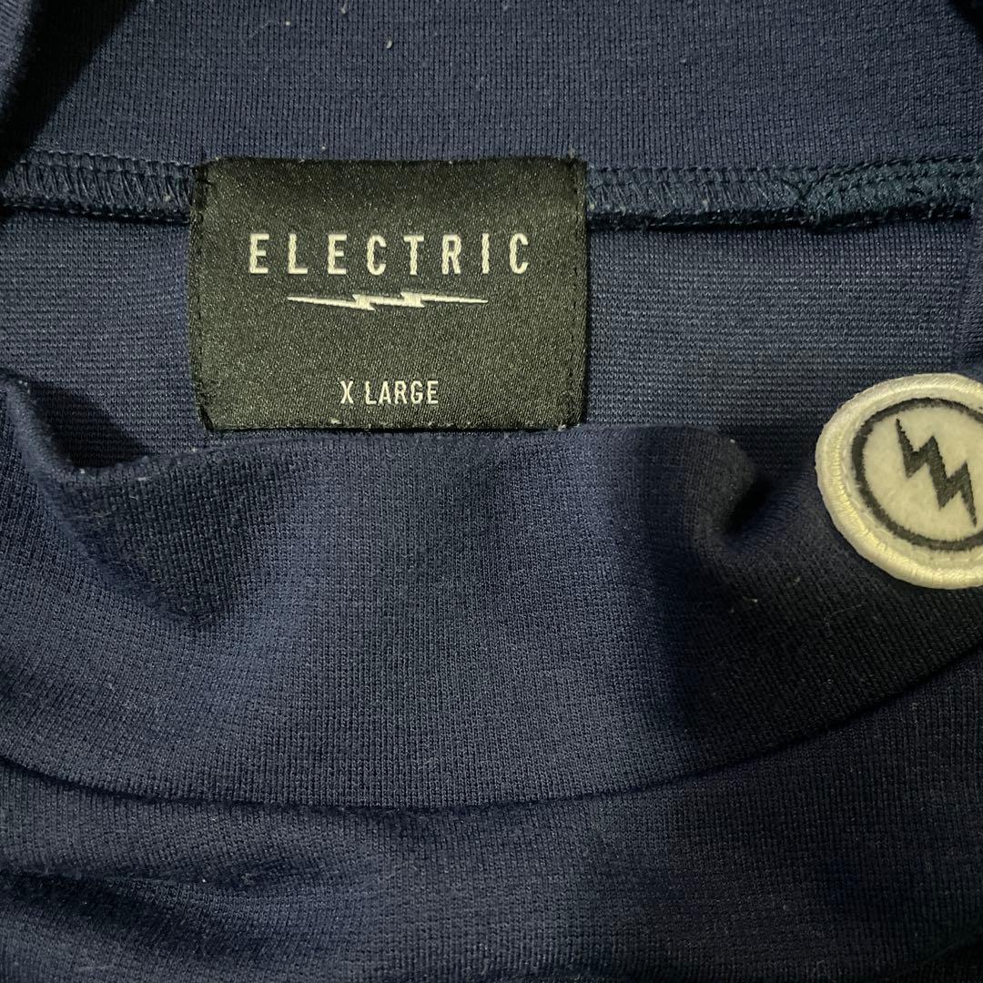 ELECTRIC GOLF×BEAMS GOLF モックネックシャツ　ネイビー