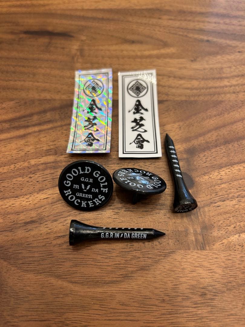【半袖モックネック】　M ブラック　新品　goold golf rockers