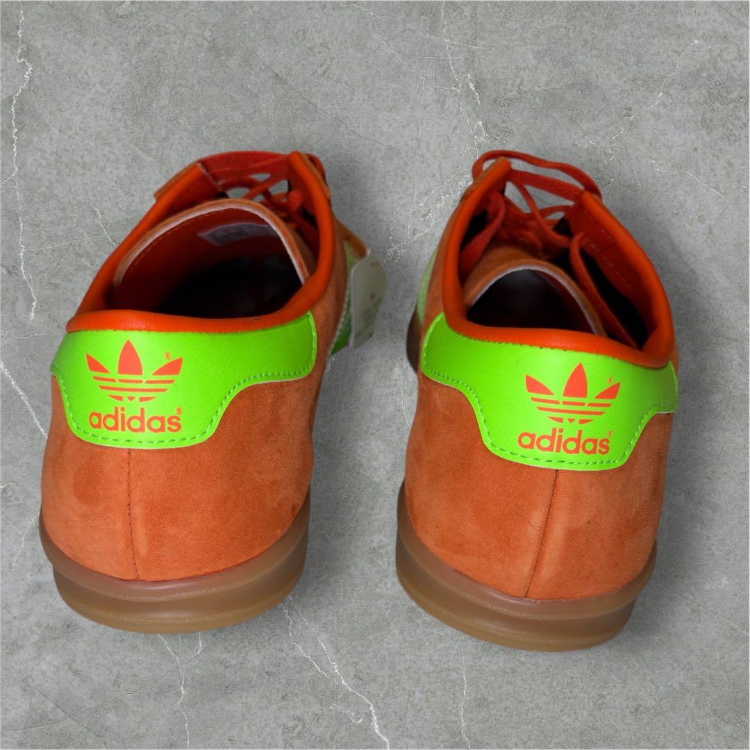 【新品/未使用】adidas ハンブルグ オレンジ×グリーン 27.5cm