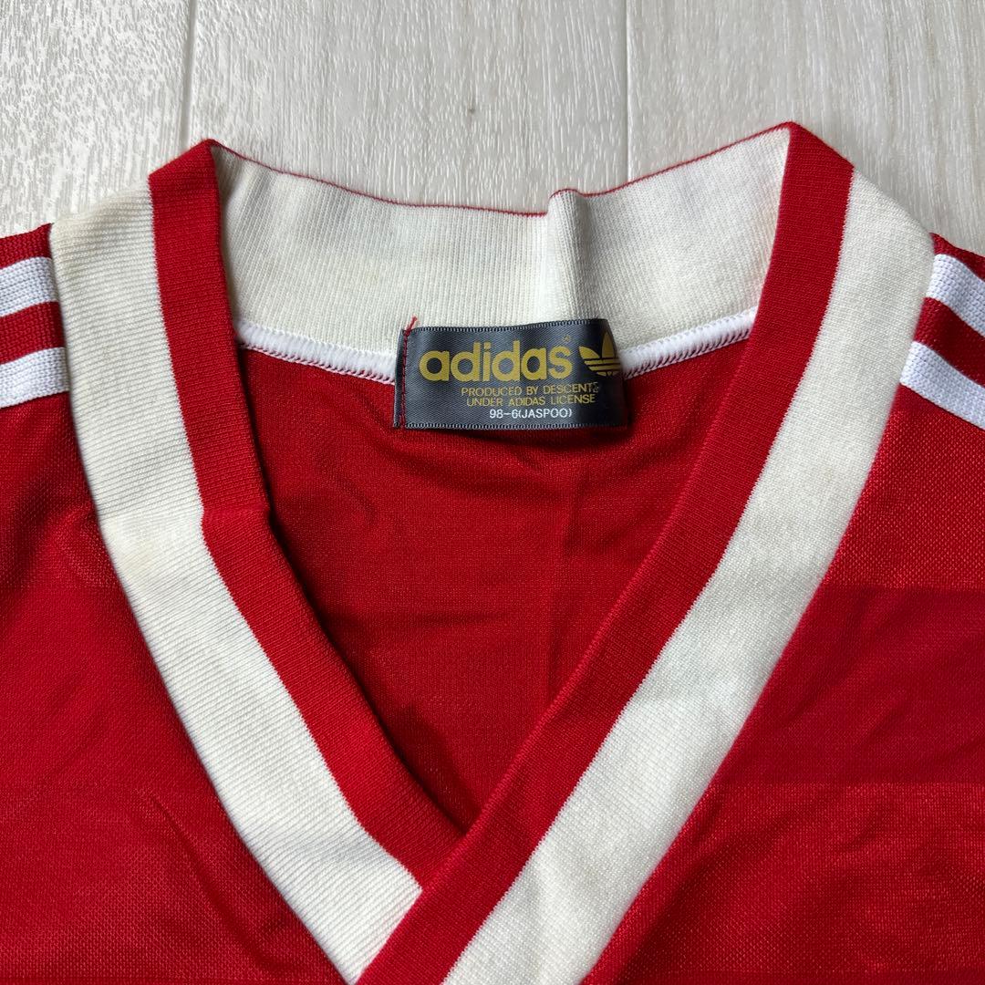 【希少】アディダスサッカー日本代表ユニフォーム80s刺繍国旗ワッペンオリンピック