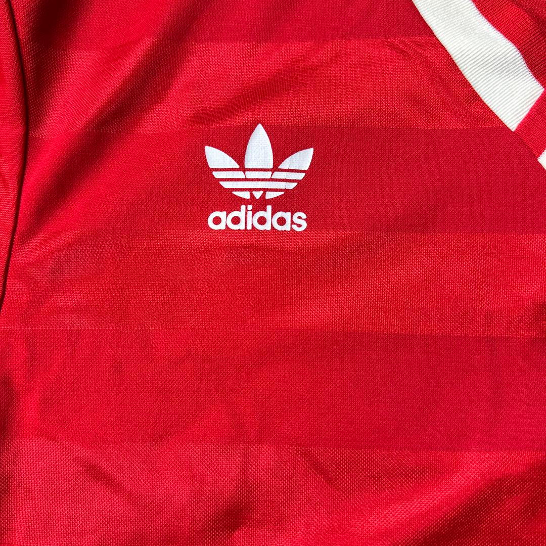 【希少】アディダスサッカー日本代表ユニフォーム80s刺繍国旗ワッペンオリンピック