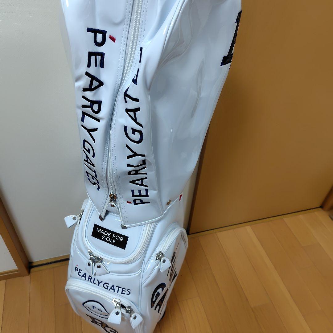 ★新品PEARLY GATES！ キャディバッグ ホワイト