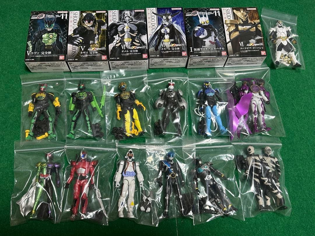 SHODO 掌動　仮面ライダーW オーズ　フォーゼ　まとめ売り