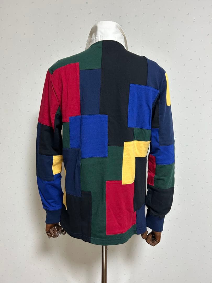 POLO Ralph Laurenパッチワーク ラガーシャツ マルチカラー