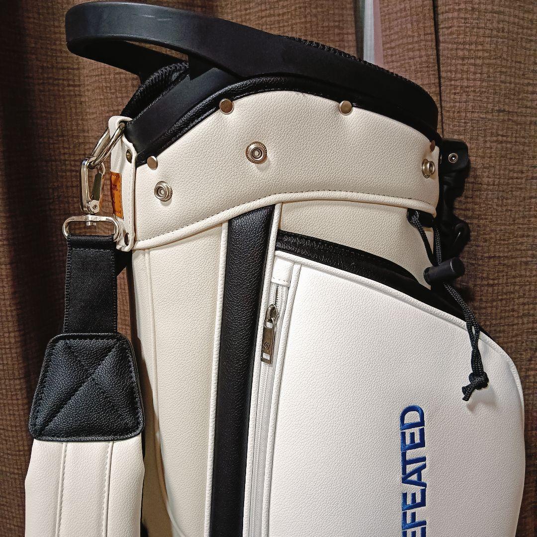 ppp 極上中古 MALBON ゴルフバッグ undefeatedコラボ