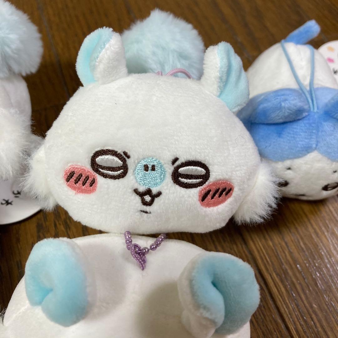 ちいかわ　モモンガぬいぐるみ　マスコット　まとめ売り　ハチワレ　ねそべりもっちる