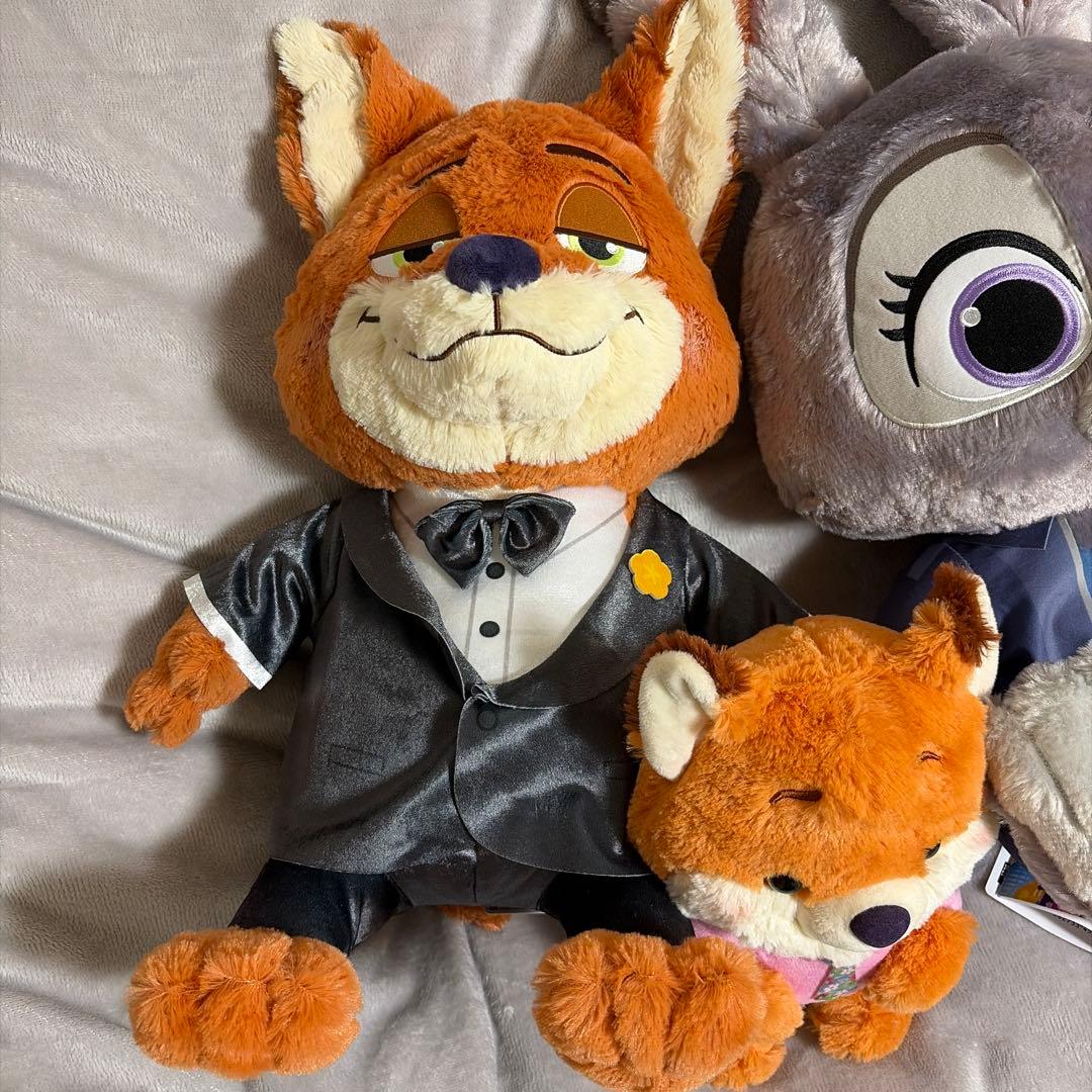 新品★ズートピア　ぬいぐるみセット　ジュディ　ニック　ビッグぬいぐるみ