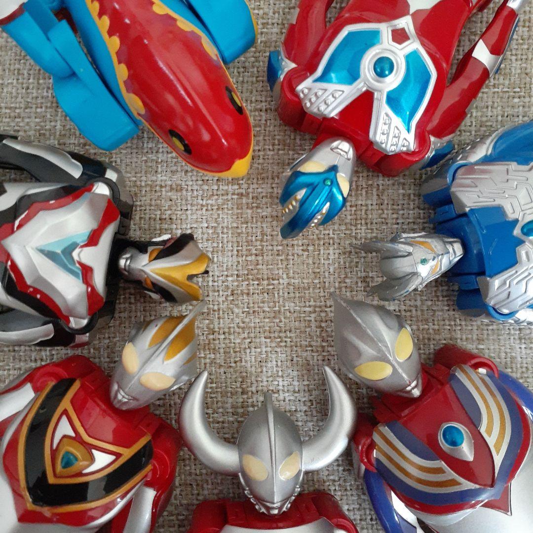 ウルトラマン エッグ 変形 アクションフィギュア ７体セット