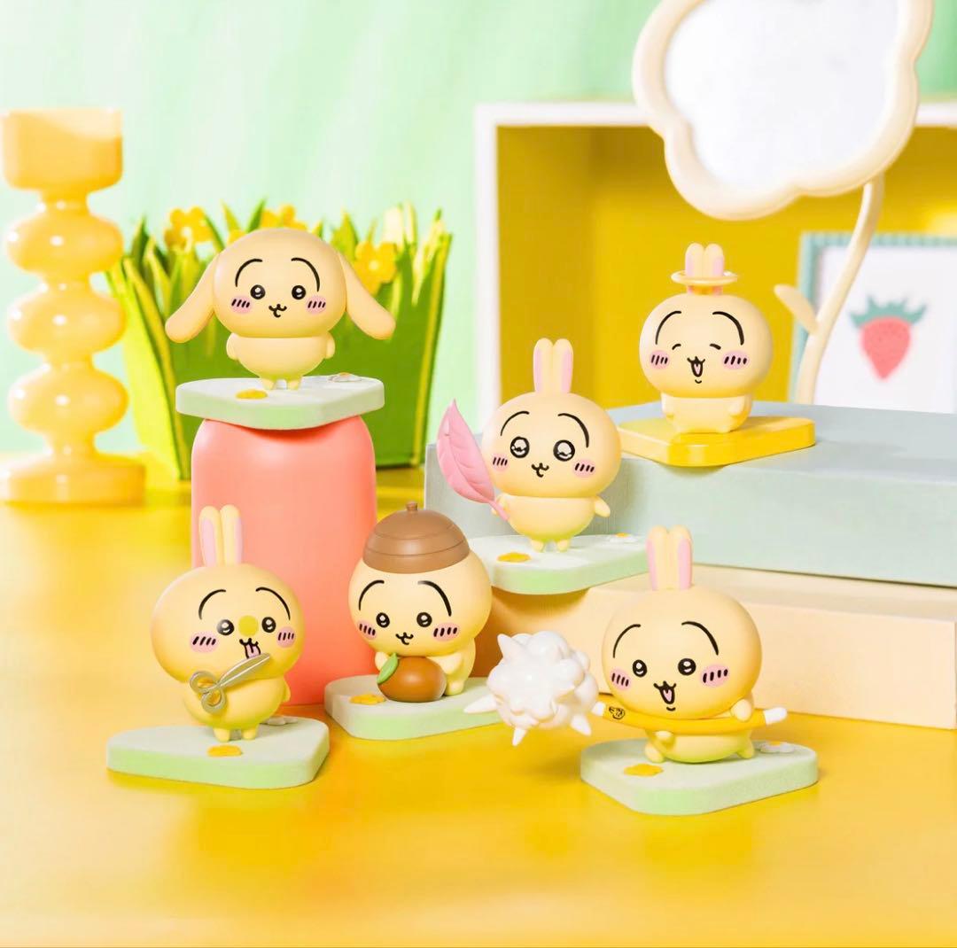 ちいかわ うさぎだらけフィギュア　BOX 全6種　ちいかモモンガだらけ6種