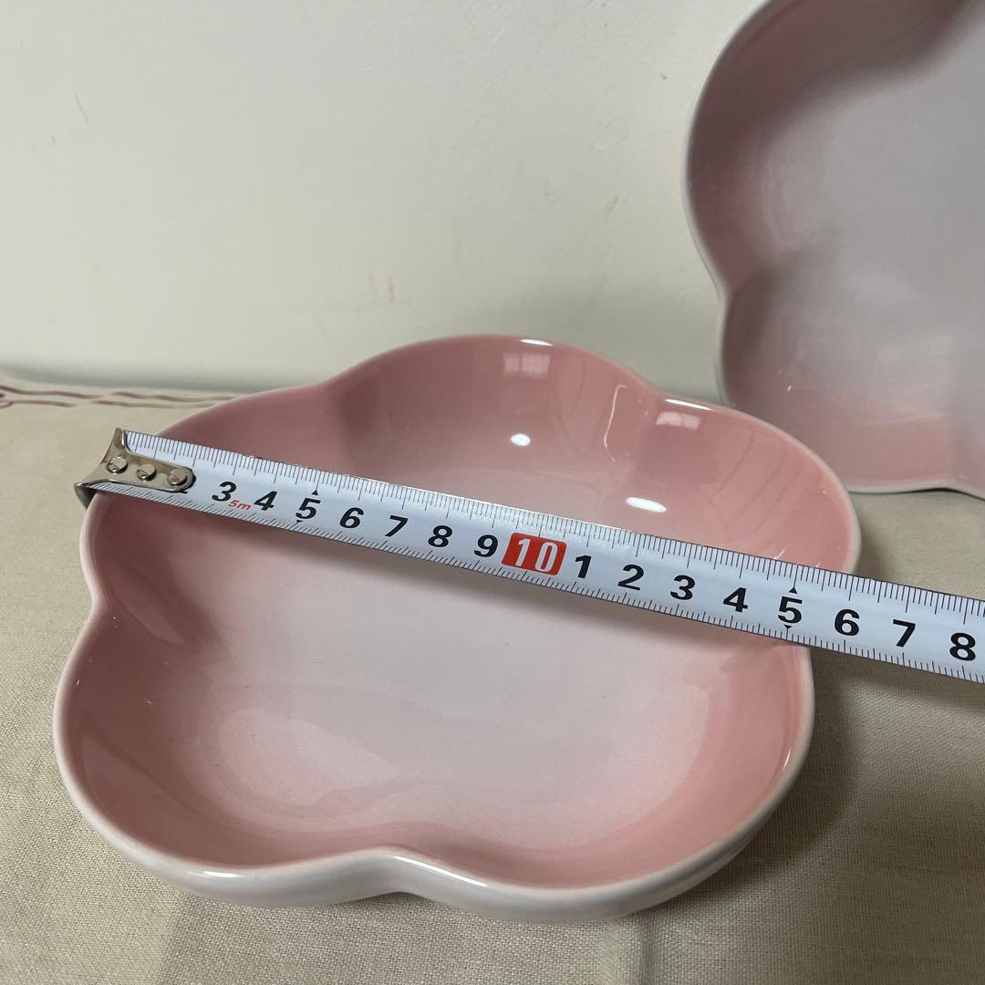 《美品》16cm ルクルーゼ フラワーディッシュ