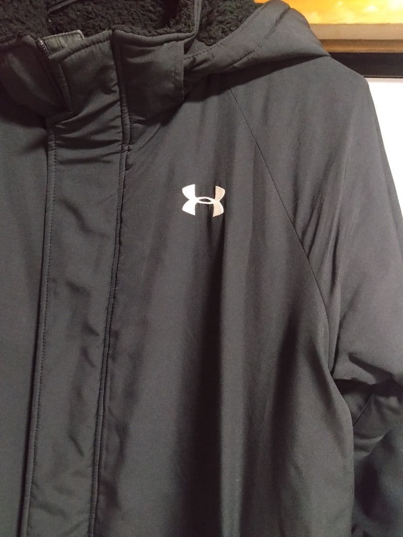 【お値下げ】Under Armour ブラック ベンチコート ジュニア150