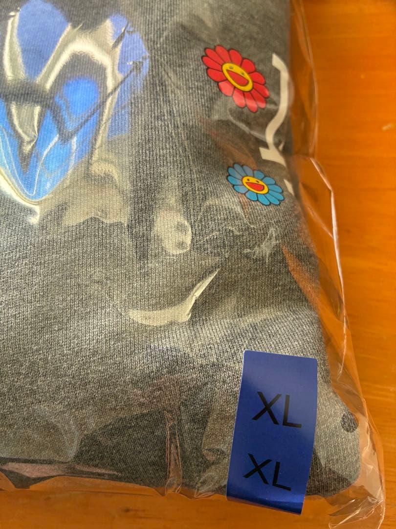 Dodgers ワールドシリーズ優勝花柄 パーカー　XL 村上隆コラボ　グレー