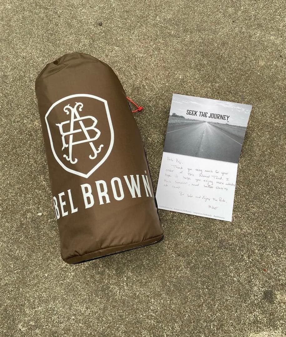 【入手困難】ABEL BROWN バイクテント　ノマド3