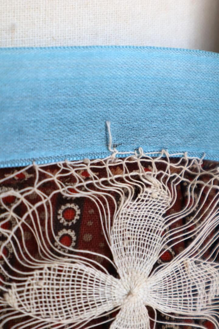 エプロン・三角巾 1930s Hand Made Tenerife Lace Half Apron