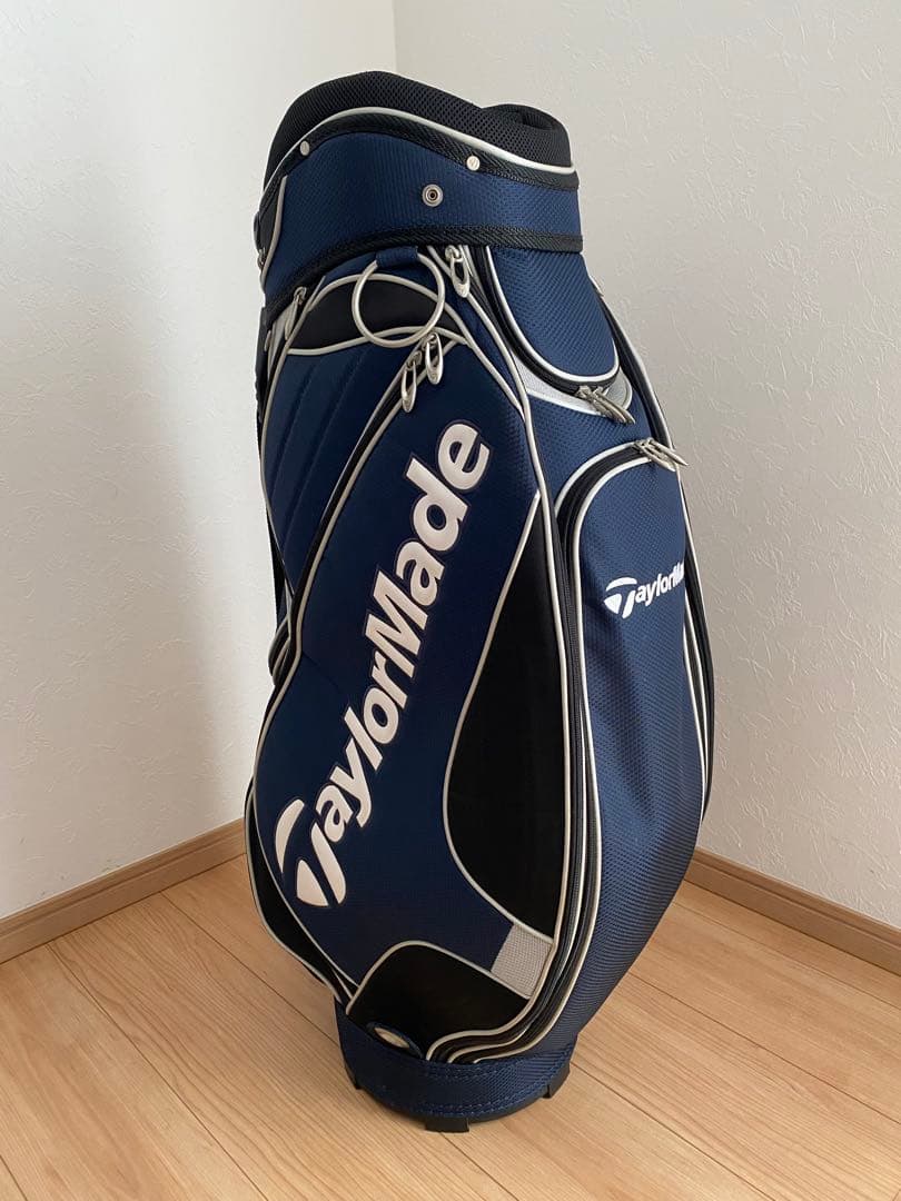 【美品】TaylorMade テーラーメイド キャディバッグ ネイビー　ゴルフ