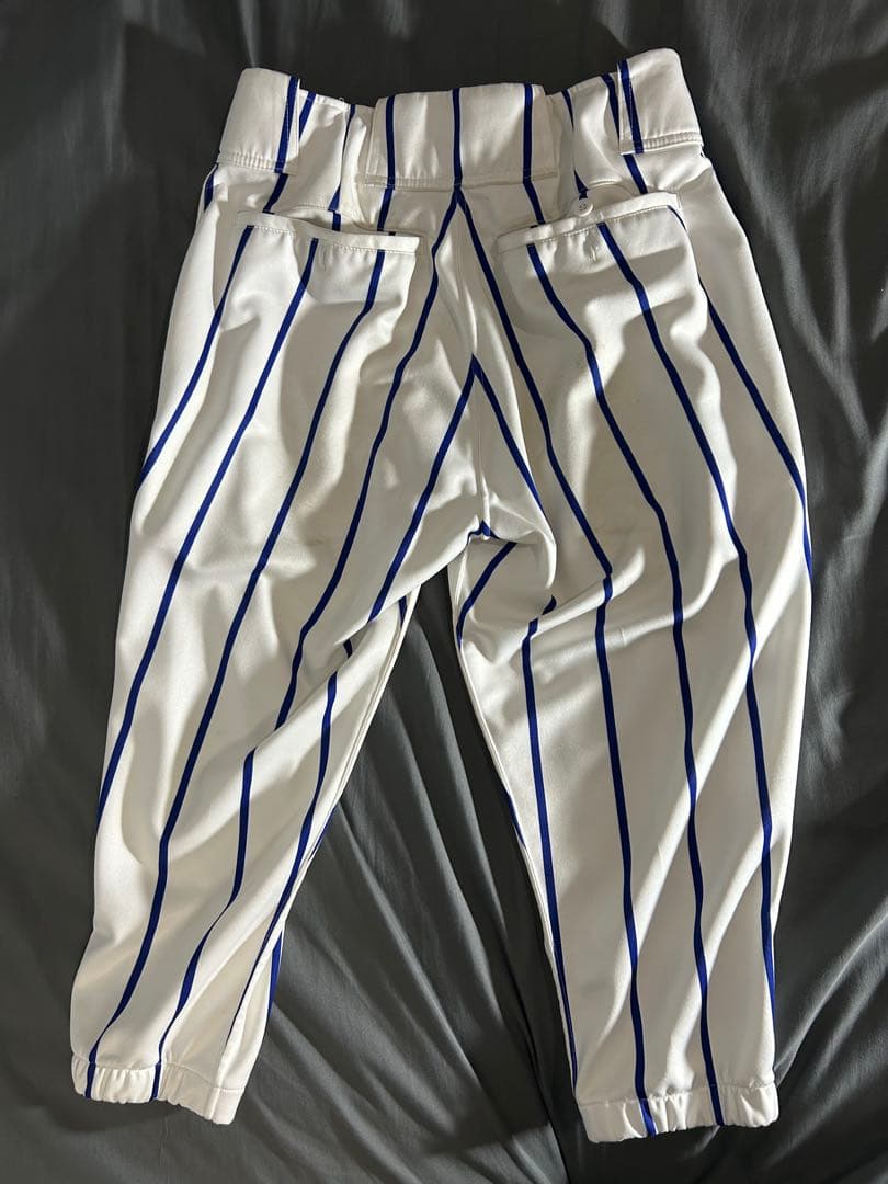 酒田南高校 野球 公式戦ユニフォームパンツ 縦縞