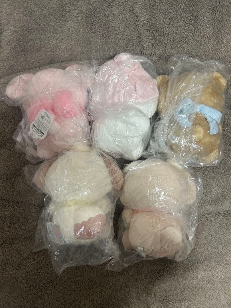mikko 抱きしめおリボンぬいぐるみ　コンプリートセット