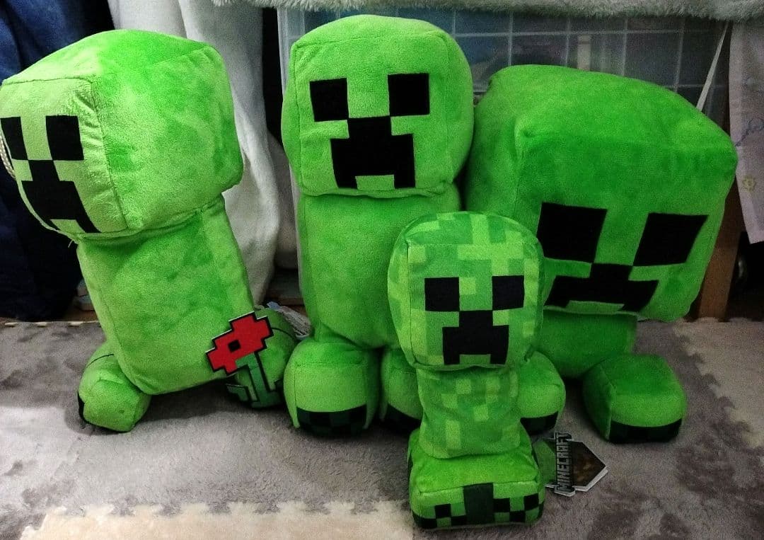 Minecraft クリーパー ぬいぐるみ セット