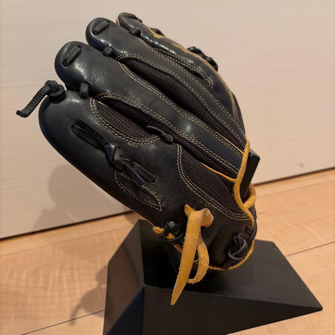 Mizuno ISA I 軟式グローブ ブラック/イエロー