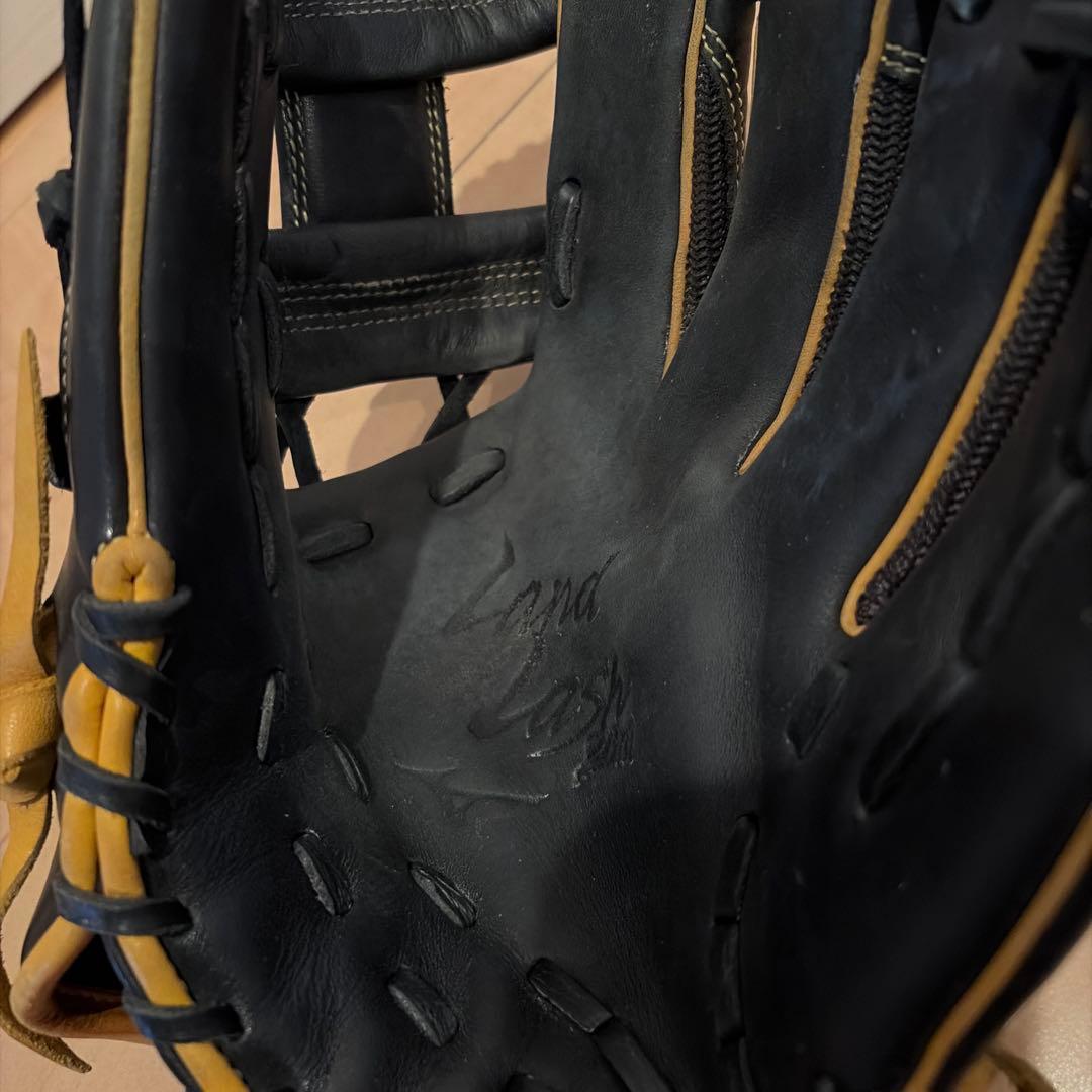 Mizuno ISA I 軟式グローブ ブラック/イエロー