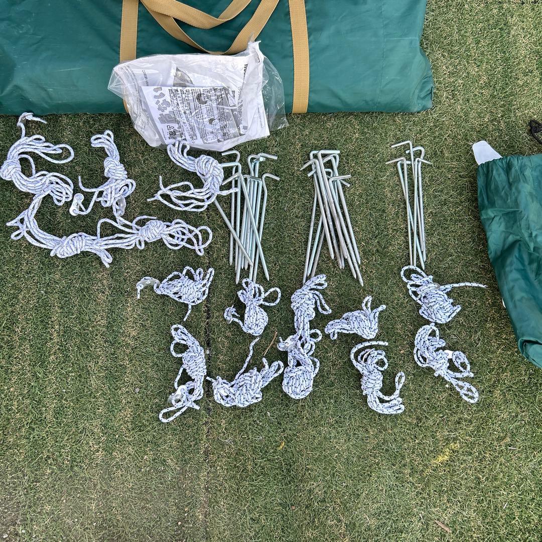美品　Coleman ラウンドスクリーン2ルームハウス 付属品完備