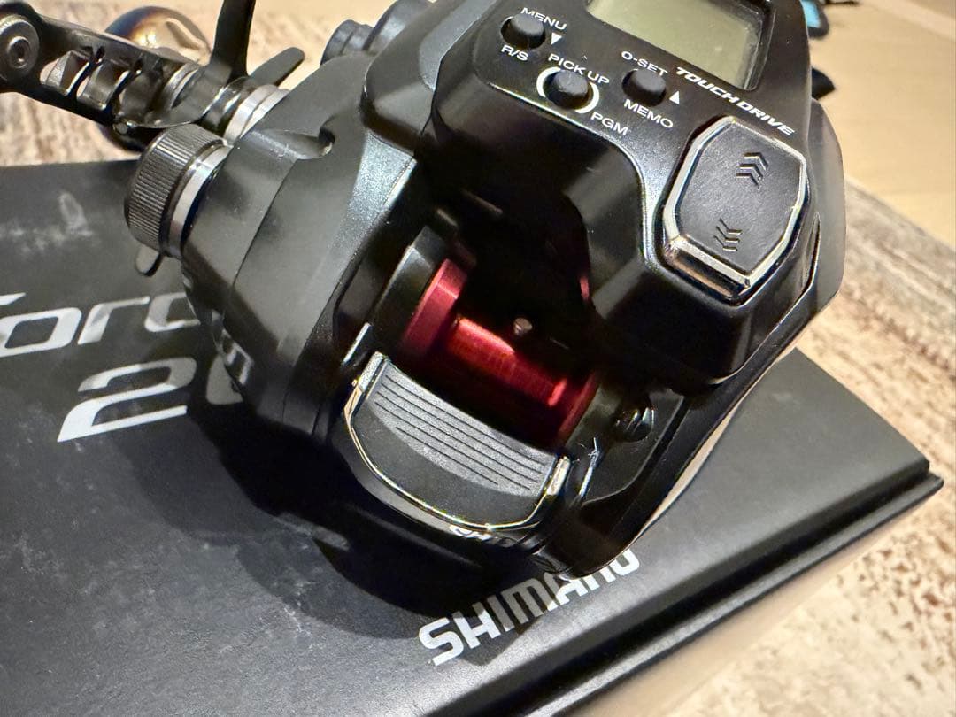 シマノ　FORCE MASTER201 リブレハンドル付　①