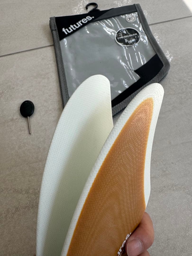 サーフィン・ボディボード CHRISTENSON KEEL FIN FUTURE FIBER GLASS