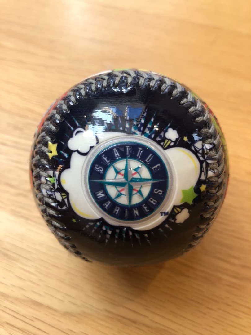 イチロー　ICHIRO 野球　ボール　シアトル　マリナーズ　アメコミ風