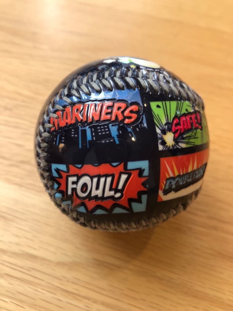 イチロー　ICHIRO 野球　ボール　シアトル　マリナーズ　アメコミ風