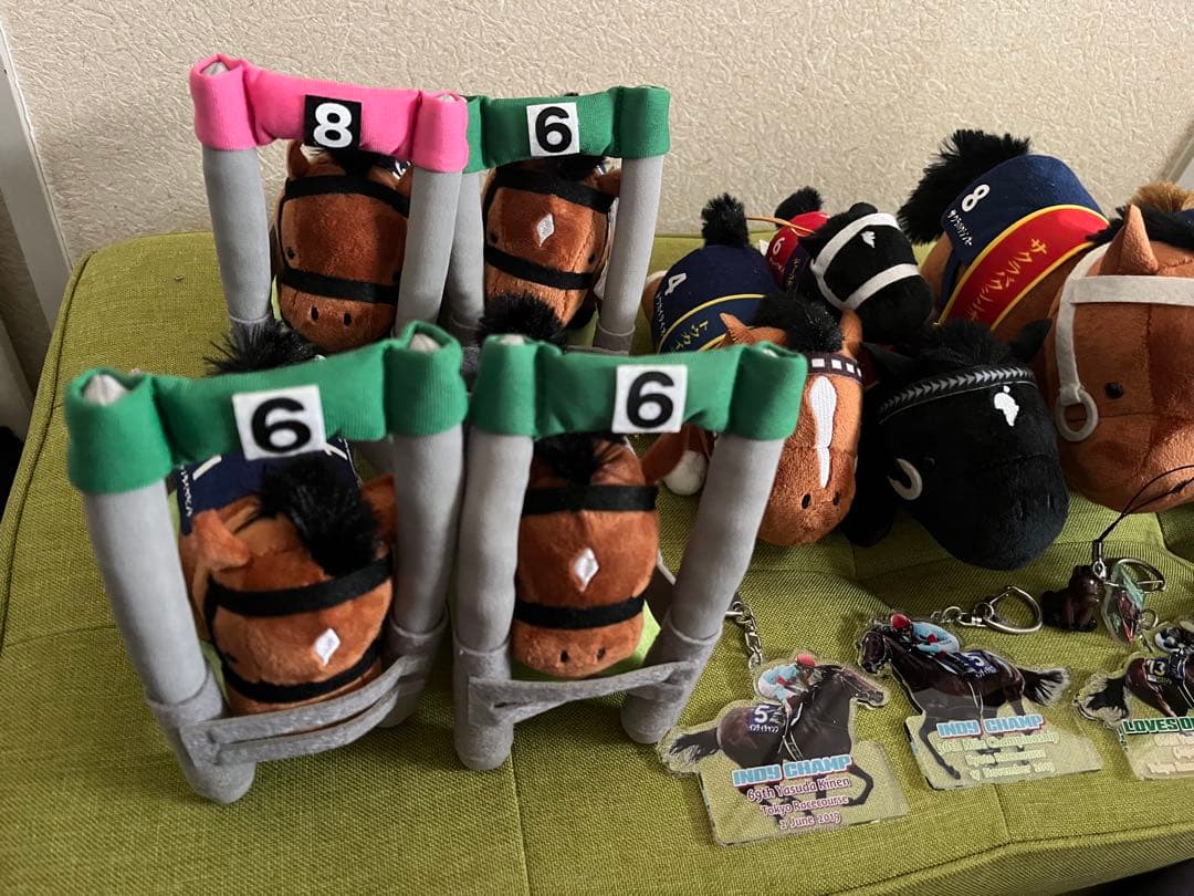 サラブレッドコレクション ねそべり ぬいぐるみ キーホルダー 競馬 JRA
