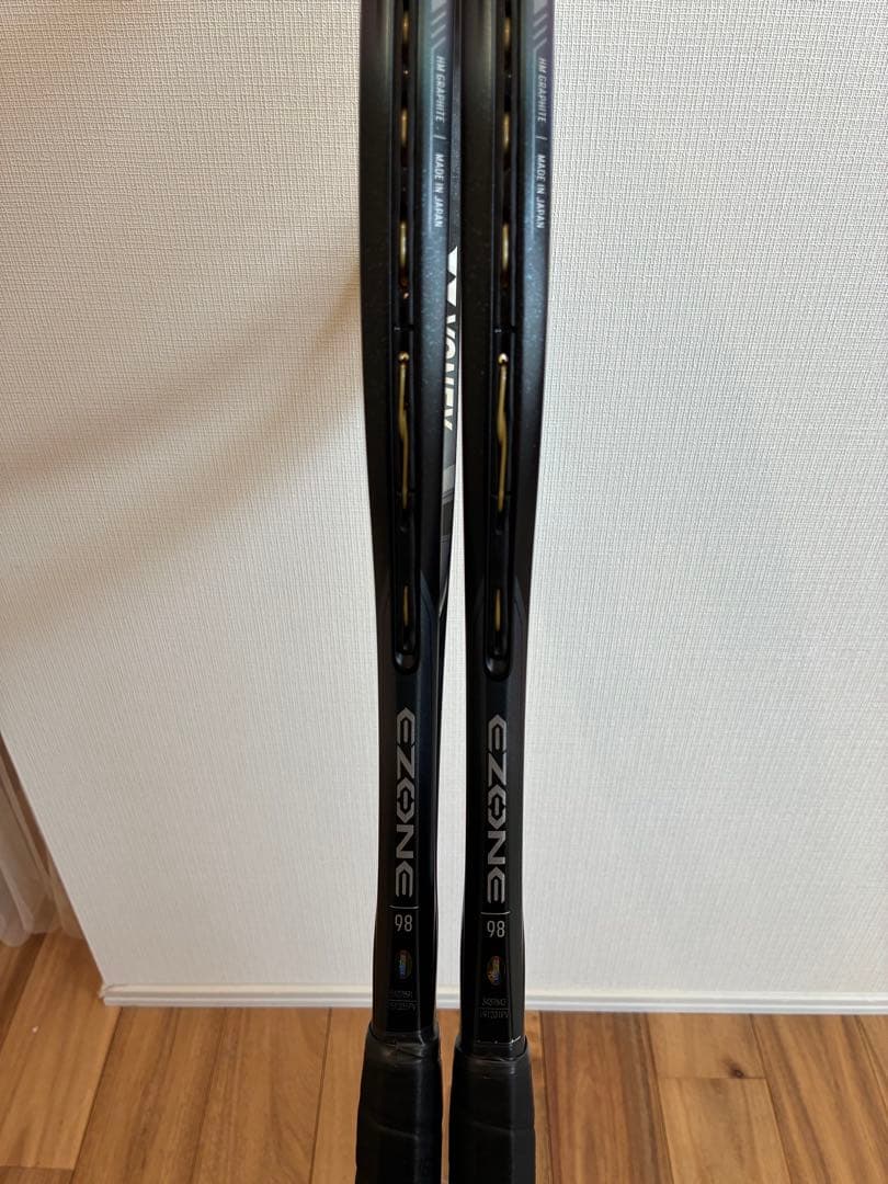 ヨネックス　ezone98 アクアナイトブラック　2本セット