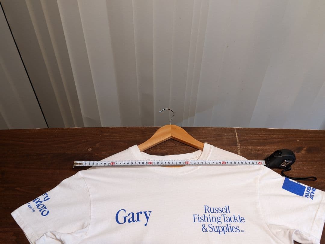 ラッセルアスレティック　ゲーリーヤマモト　半袖　Tシャツ　釣り　フィッシング　白