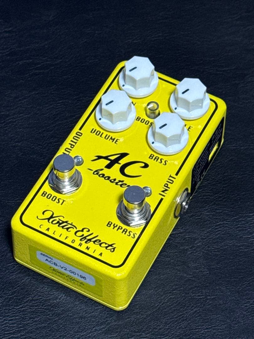Xotic AC Booster V2 オーバードライブぺダル