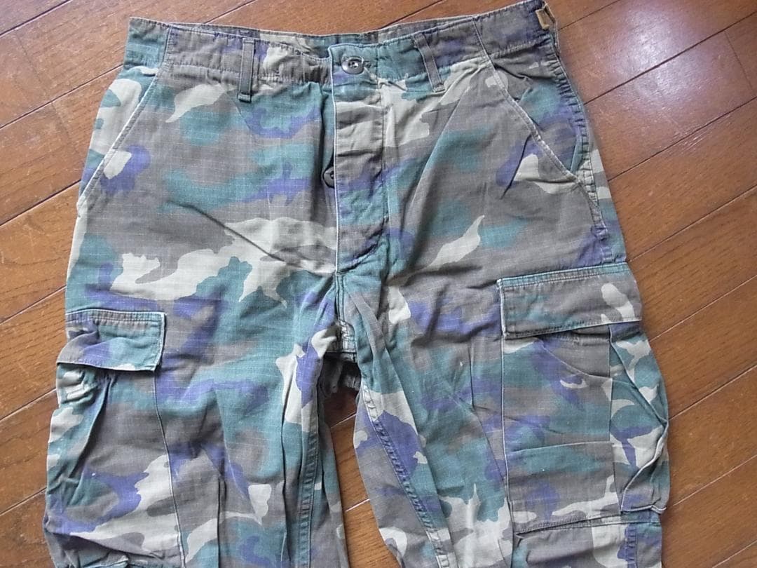 米軍のヴェトナム迷彩EDOLパンツ　S