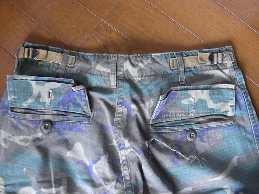 米軍のヴェトナム迷彩EDOLパンツ　S