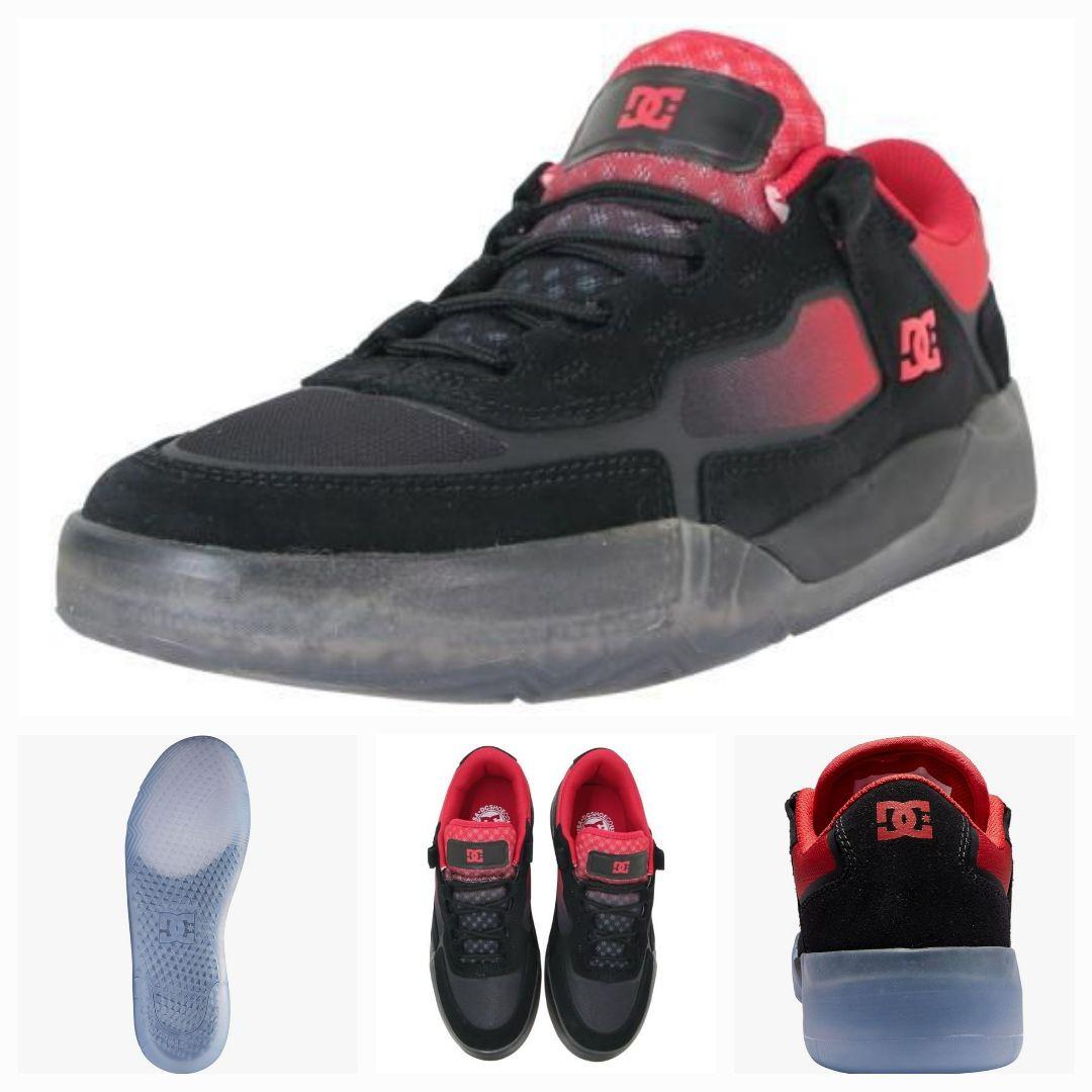 25.5㎝ DC METRIC S 黒 赤 スケシュー 新品