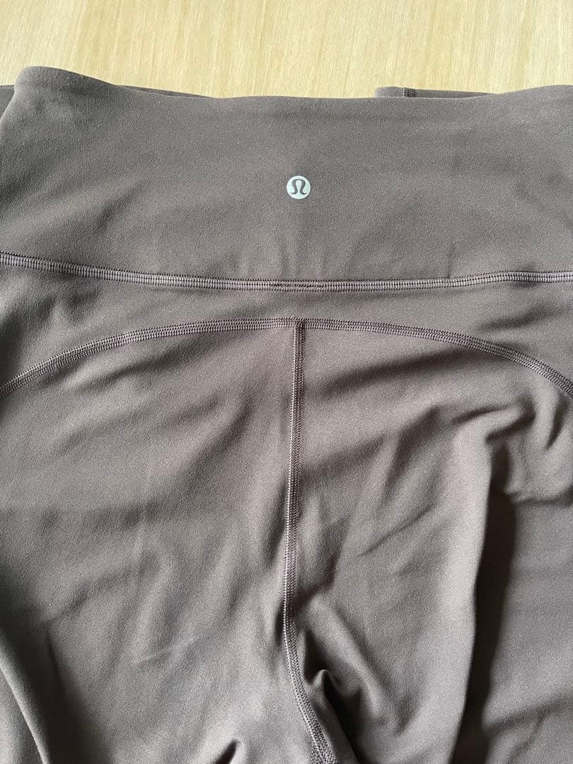 LululemongrooveパンツフレアフィットダークブラウンアジアフィットL