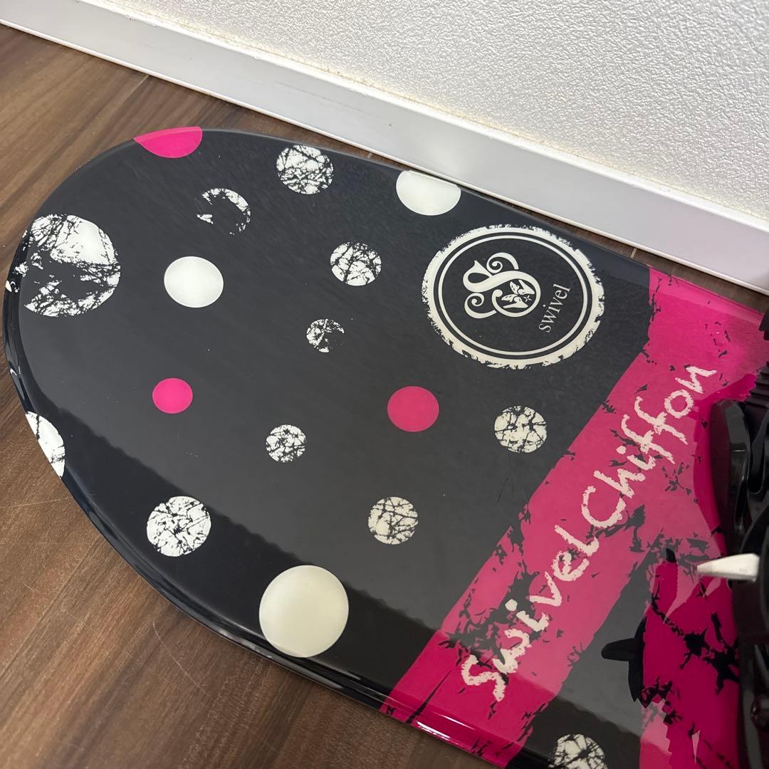超美品 Swivel キッズ スノーボード ＆ ビンディングセット 120cm