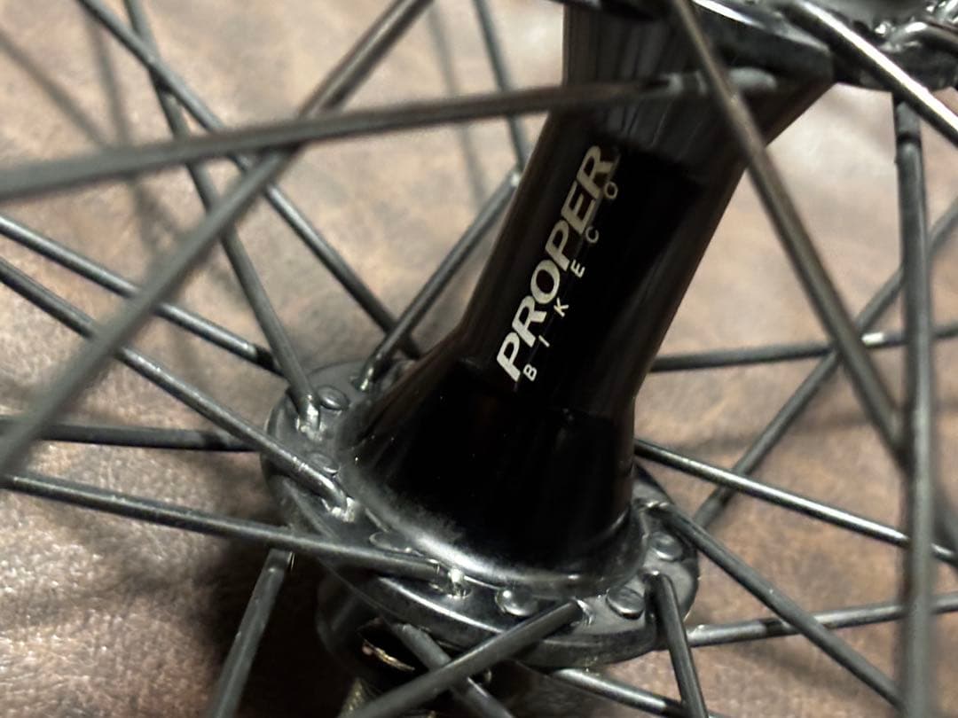 BMX フロント ホイール オデッセイ ハザードライトリム　propper ハブ