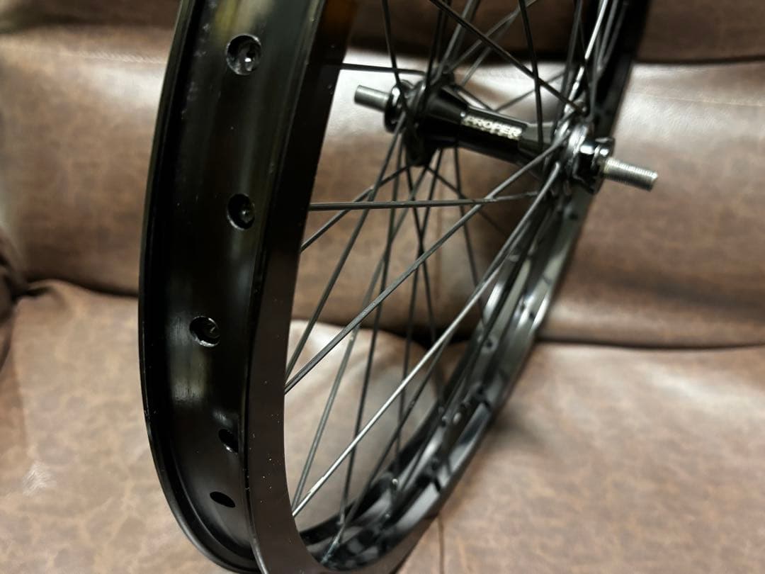 BMX フロント ホイール オデッセイ ハザードライトリム　propper ハブ