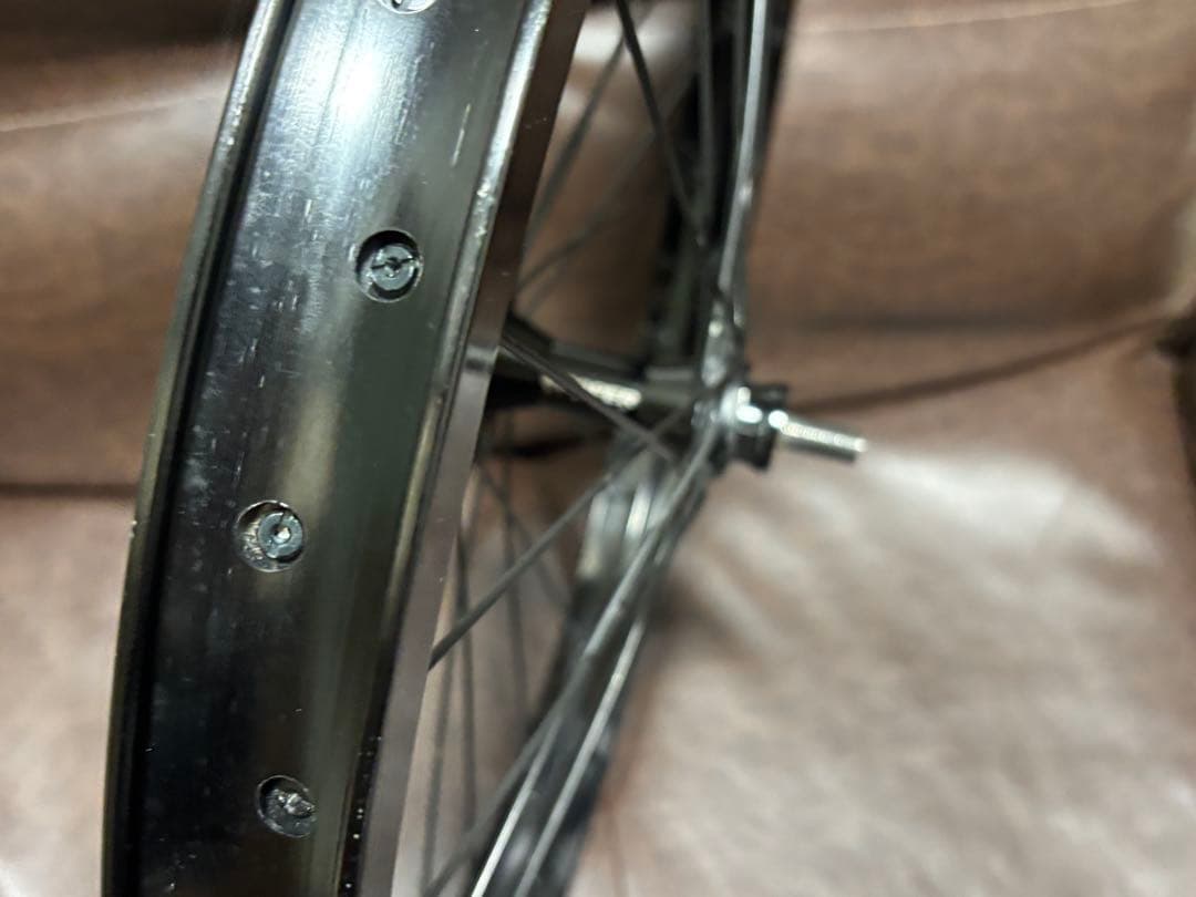 BMX フロント ホイール オデッセイ ハザードライトリム　propper ハブ
