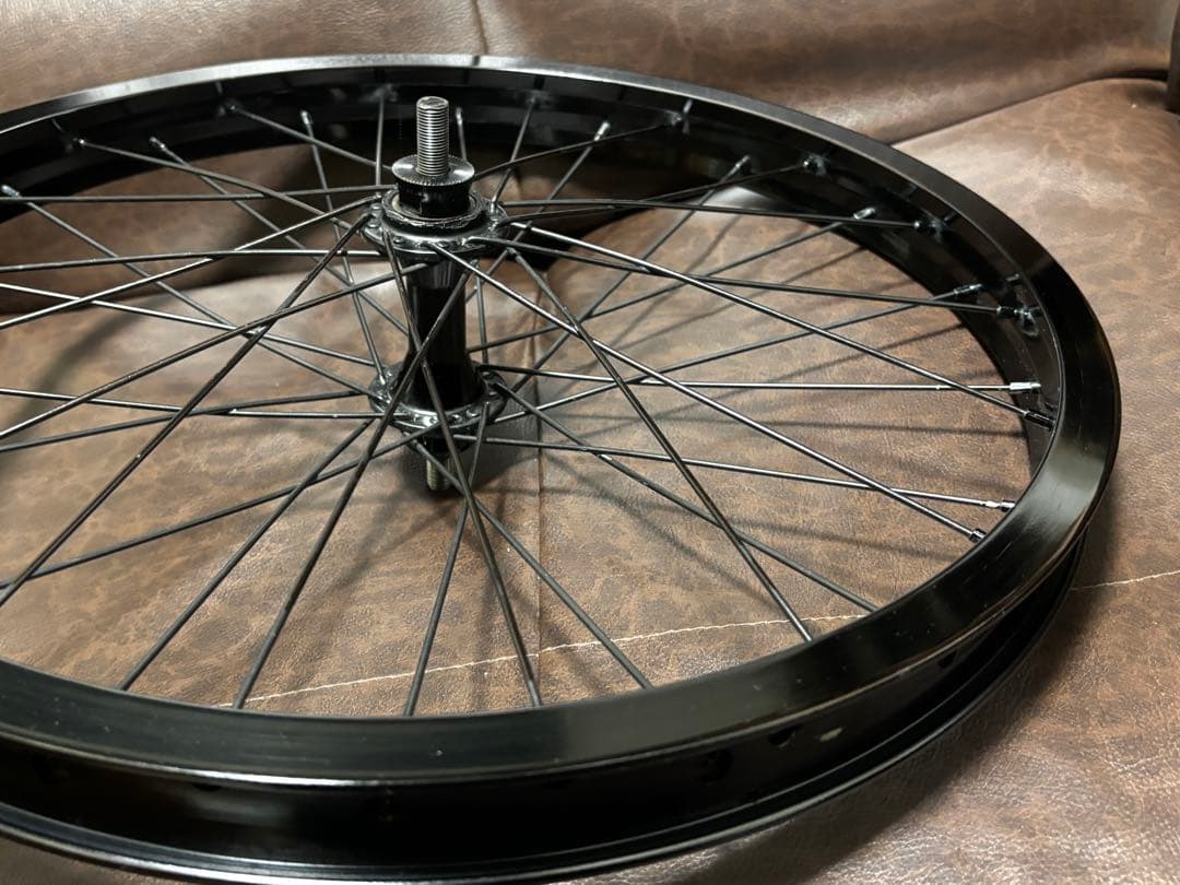 BMX フロント ホイール オデッセイ ハザードライトリム　propper ハブ
