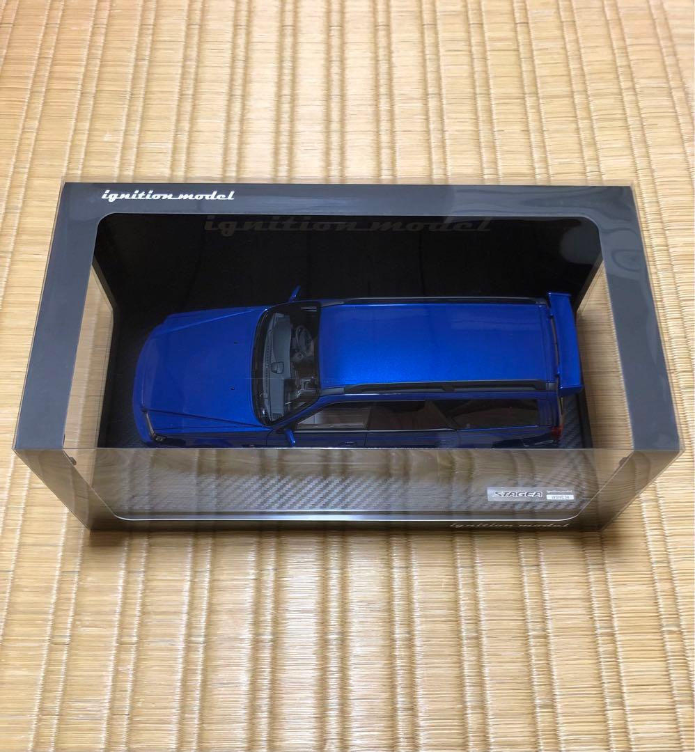 イグニッションモデル 1/18 ニッサン ステージア260RS ブルー 新品