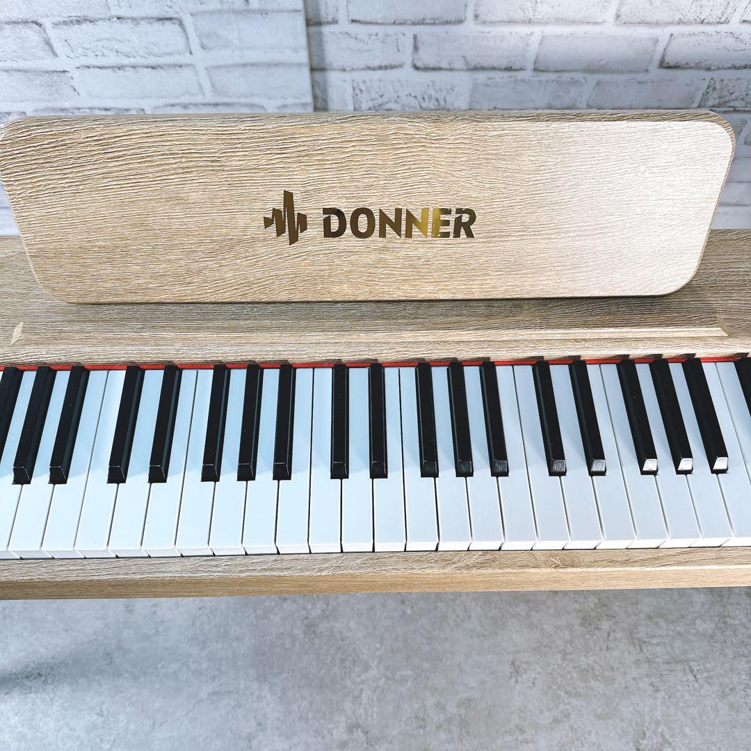 【美品】Donner DDP-60 電子ピアノ 88鍵 木目調 ドナー 鍵盤楽器