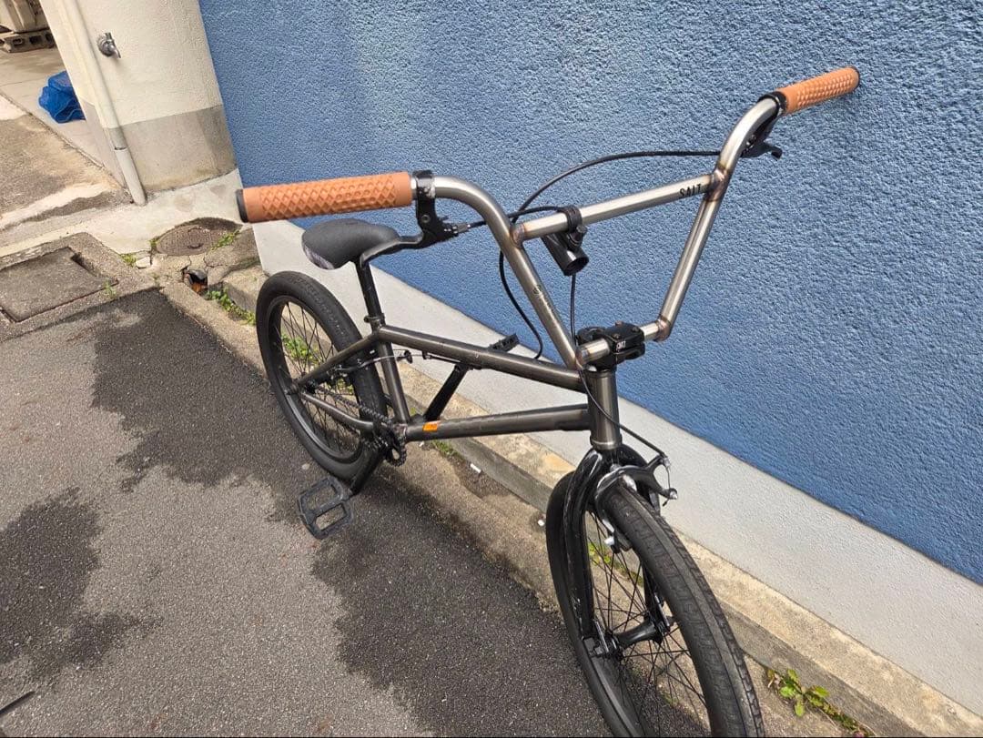 BMX 自転車 マットブラック フラットバー