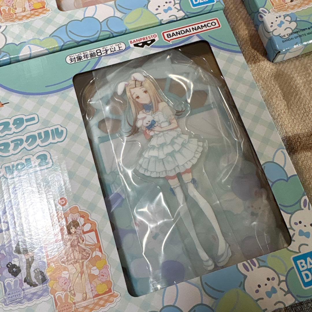 学園アイドルマスター ビッグサイズジオラマアクリル GiGO限定　４種セット